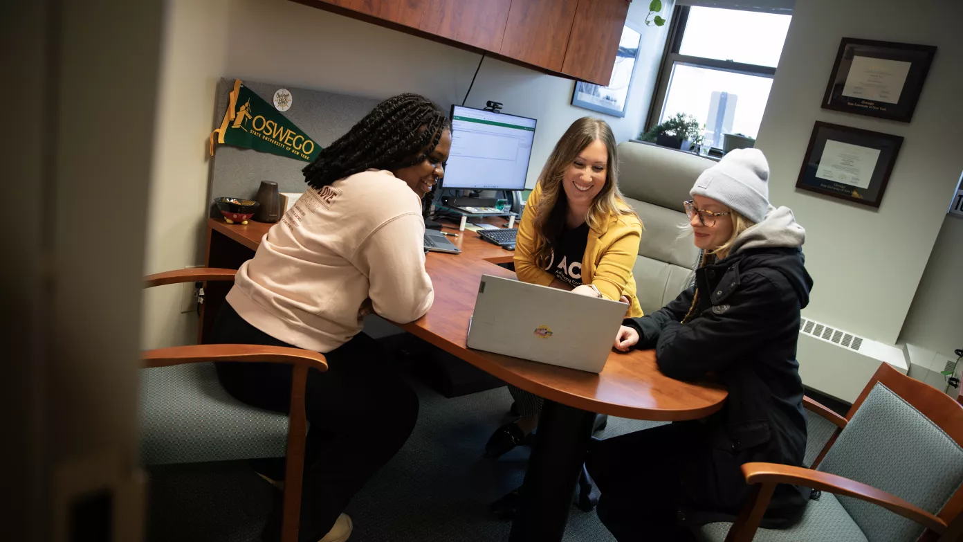 Meeting with students