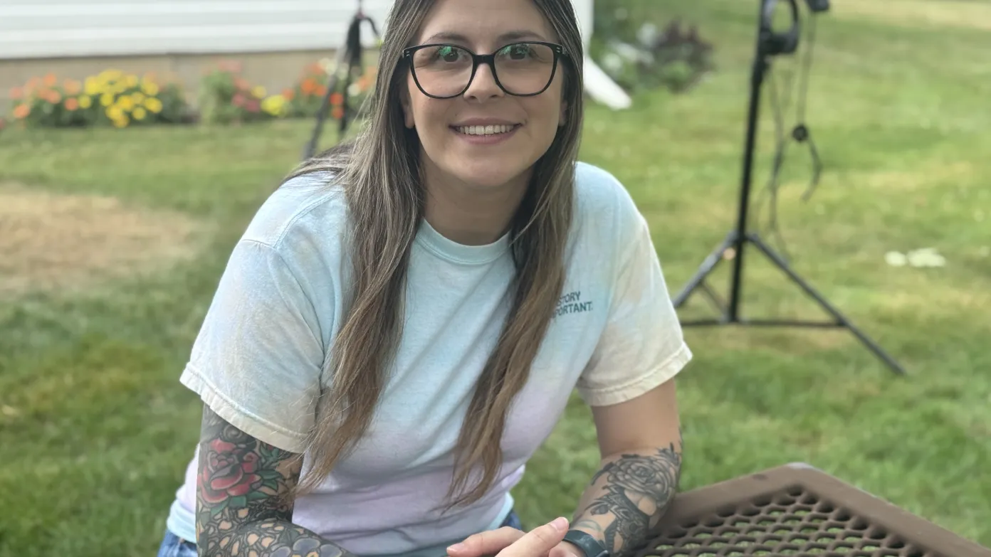 headshot of female adult student in the park